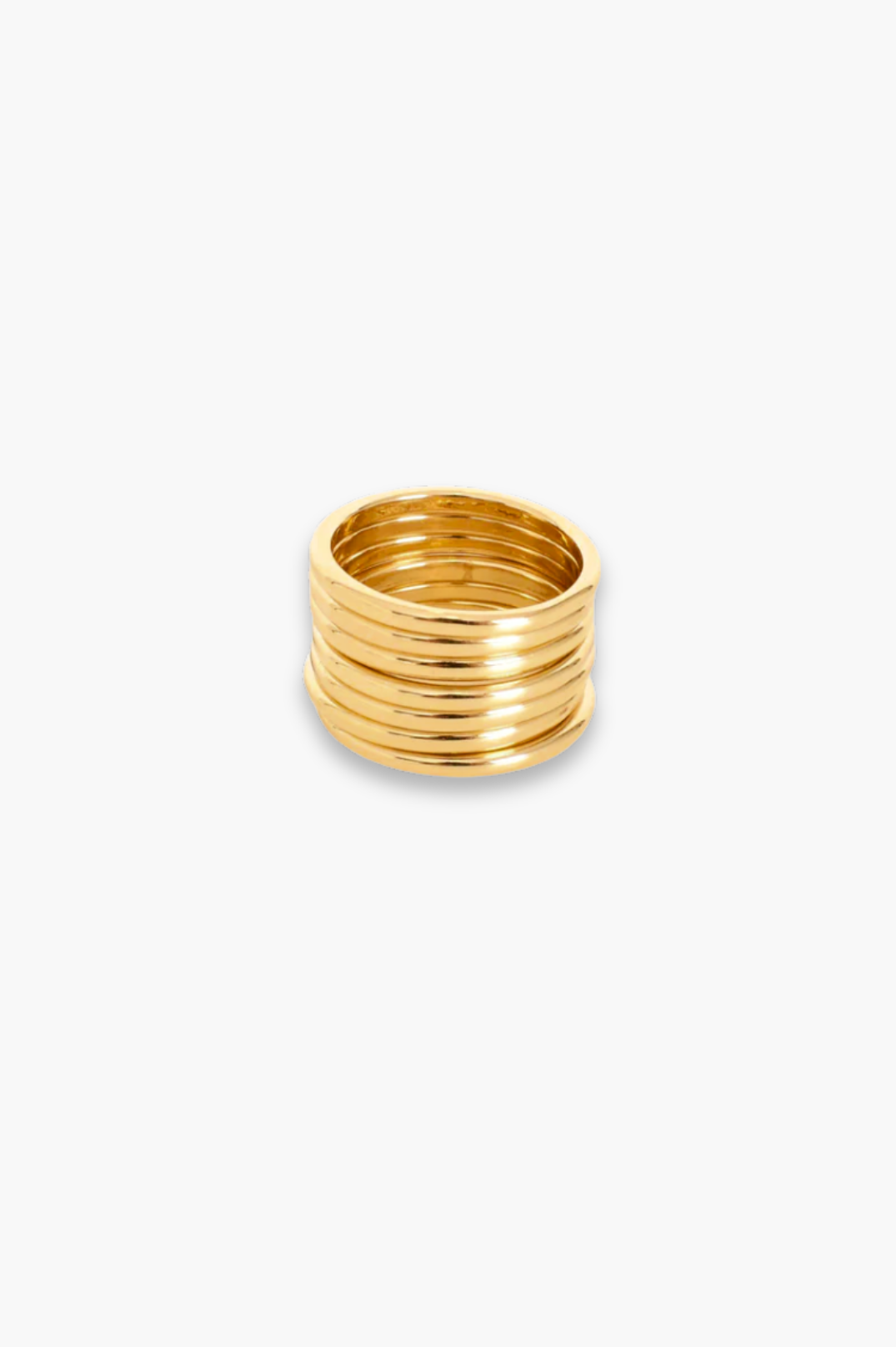7 Stacking Rings| Gold