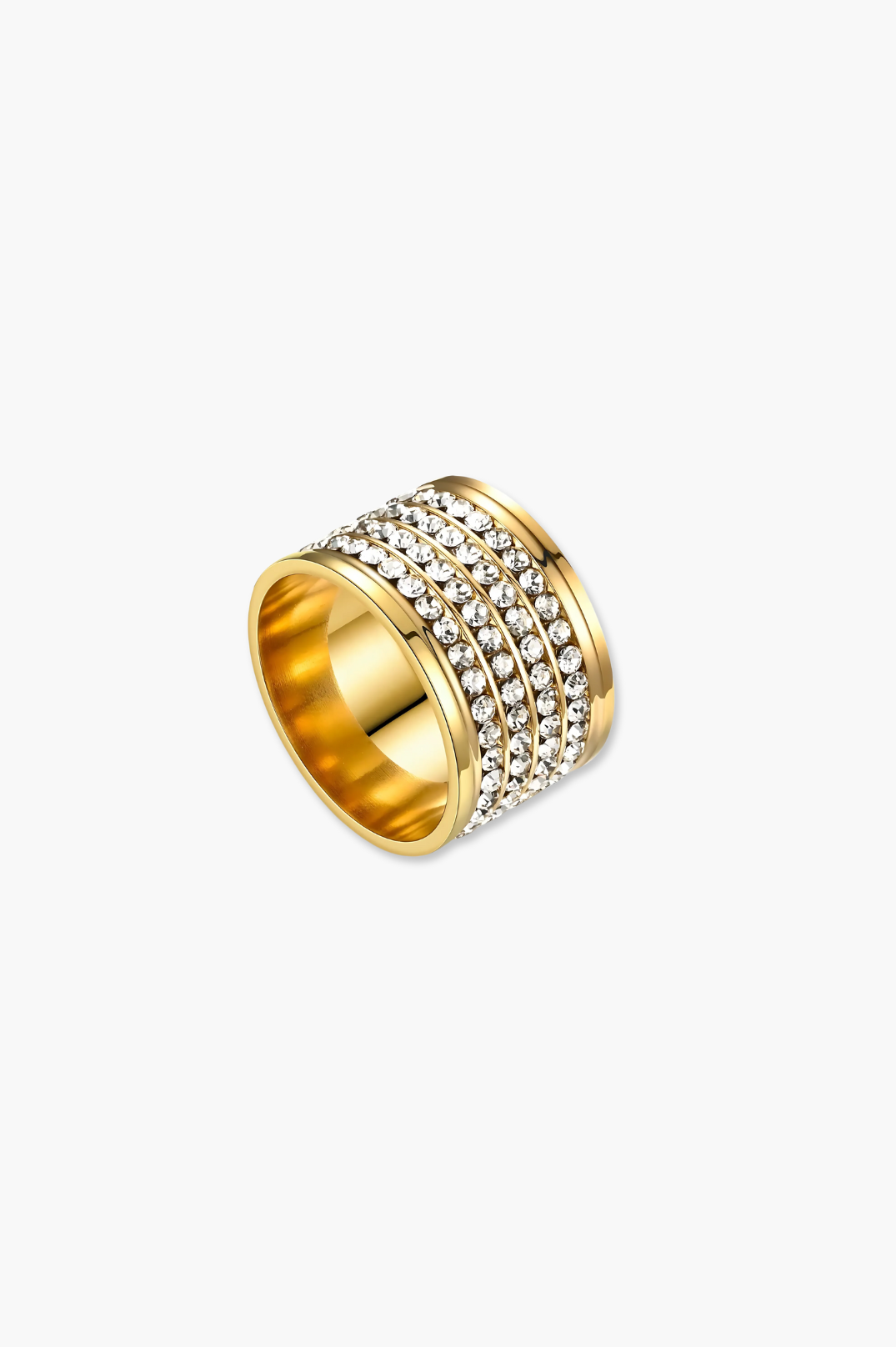 New - Theron Pave Ring | 18K Gold Plated