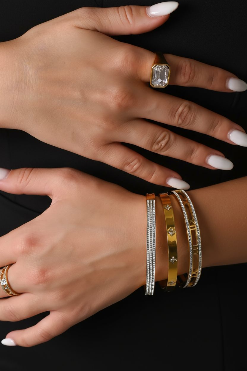 Winslet Bangle | 18K Gold Plated