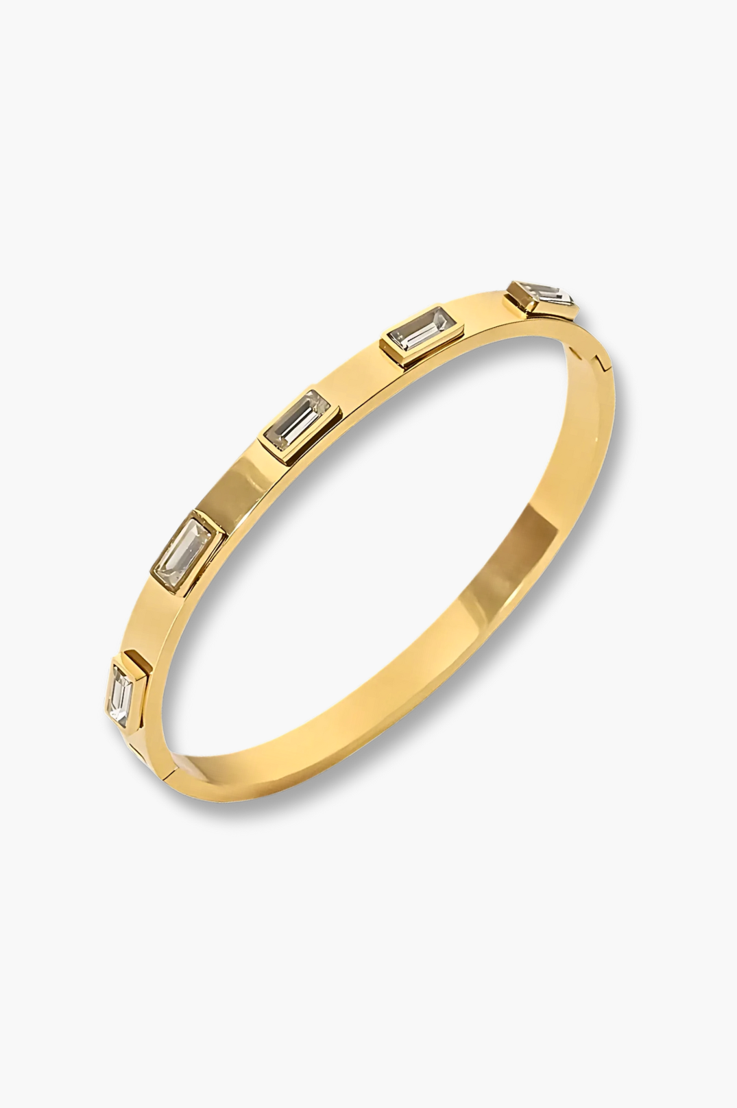 NEW - Sarcelles Bangle Crystal | 18K Gold Plated