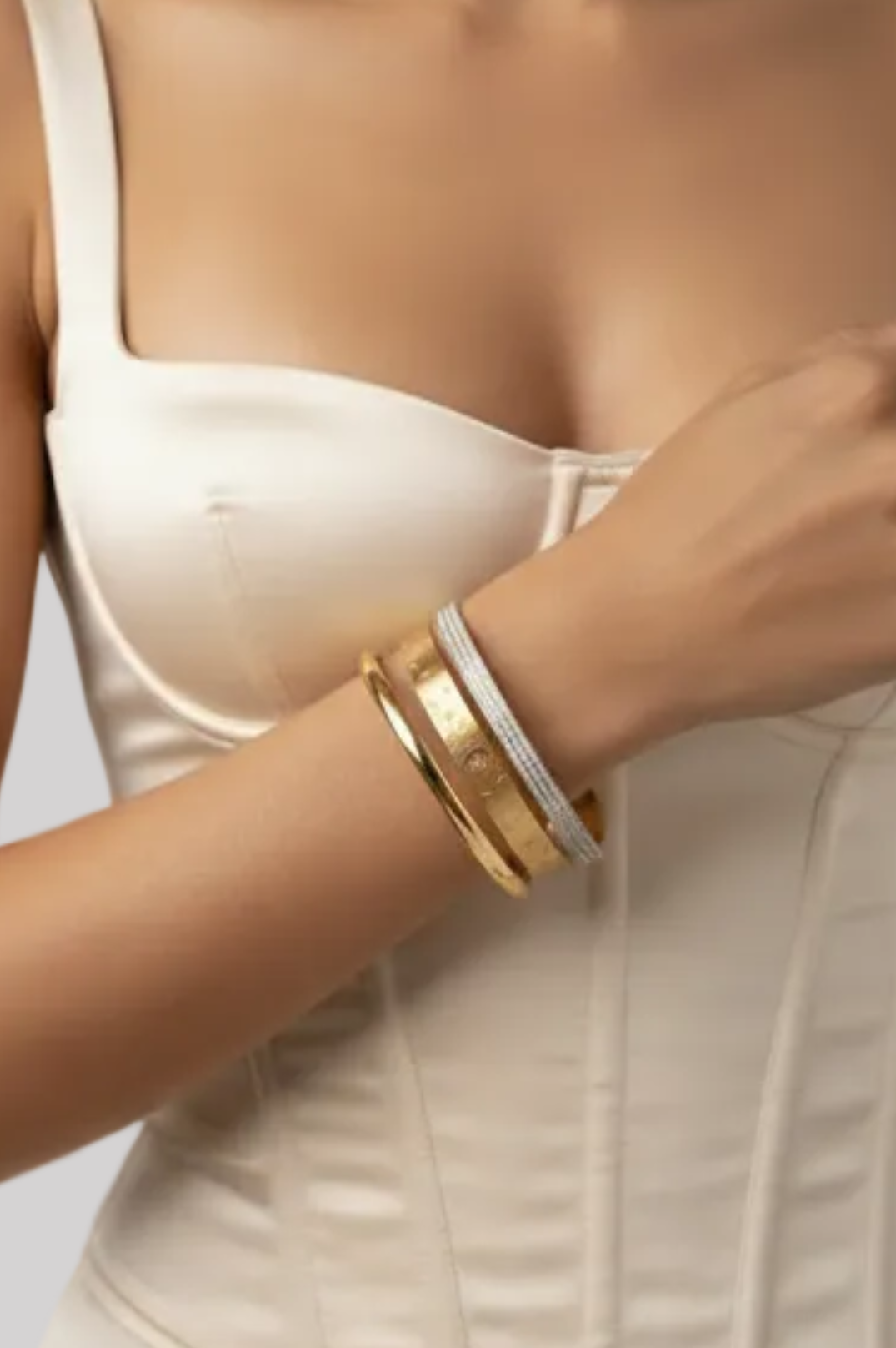 NEW - Margot Winslet & Inspired Numeral Bangles | 18K Gold Plated