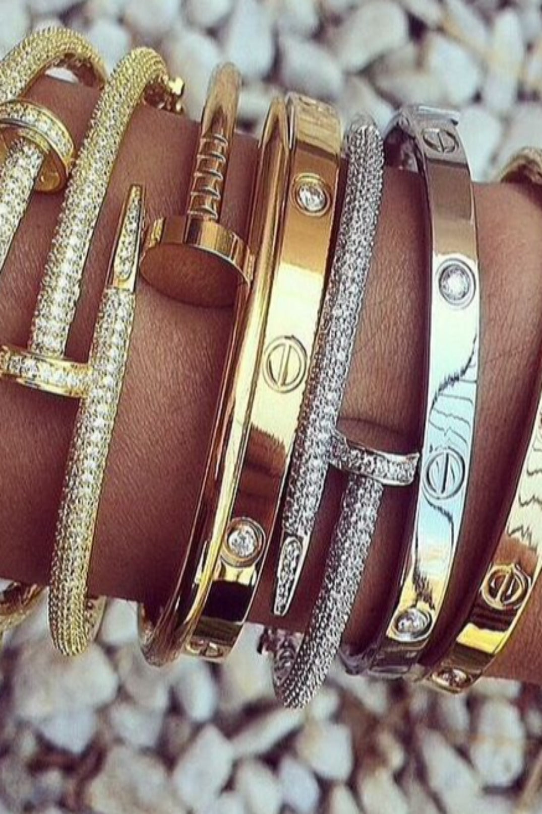NEW - London 2.0 Hinged Bangle | Gold