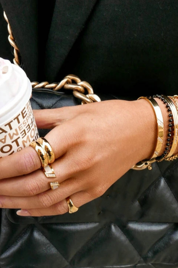 Double French Ring | Gold
